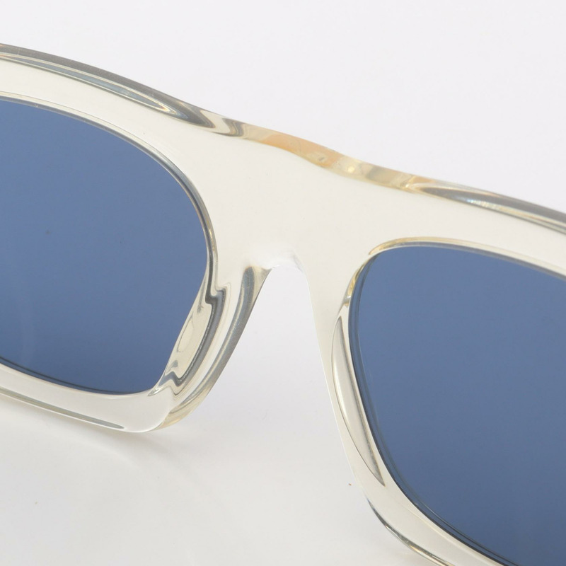 博柏利 Nova Check 太陽眼鏡,塑膠透明黑色,二手女款-5