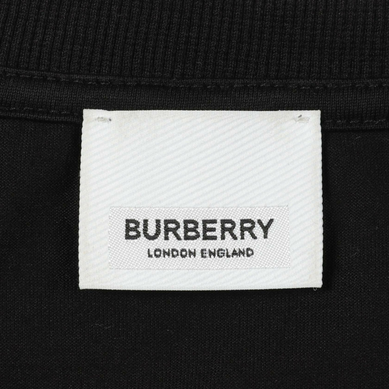 BURBERRY TB 字母 T 卹 棉質 黑色 L 號 二手男款-2