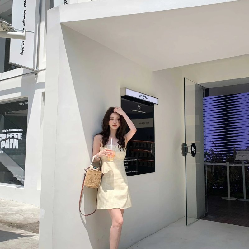 Chloe Woody草編手提包 - 米白-7