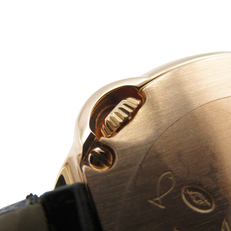 銀色 錶盤 18K玫瑰金 Ballon Blanc De Cartier 腕錶 WGBL0002-6