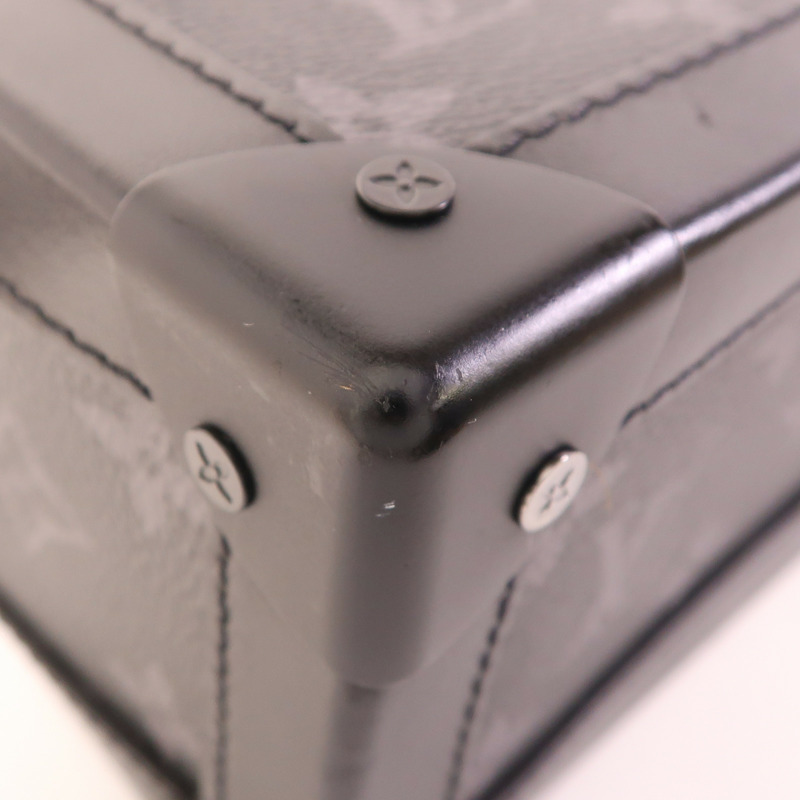 LOUIS VUITTON Monogram Eclipse Soft Trunk肩背袋-8