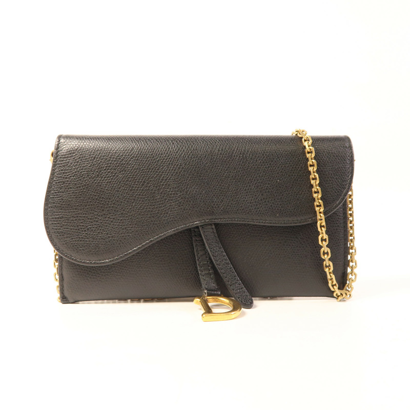 Dior 牛皮皮革Saddle Woc金扣肩背袋-0