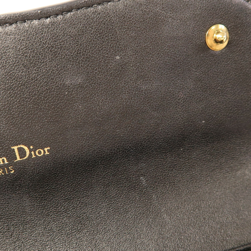 Dior 牛皮皮革Saddle Woc金扣肩背袋-12