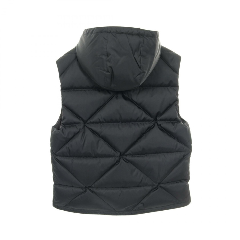 PRADA Re-Nylon 羽絨背心 尼龍 黑色 男款 #M-1