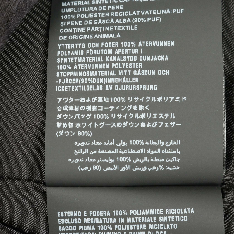 PRADA Re-Nylon 羽絨背心 尼龍 黑色 男款 #M-4