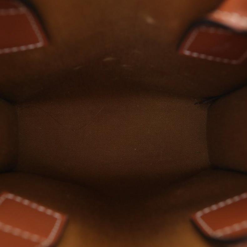 Cabas 豎款手袋 Mini 凱旋門印花 白色 人造革-5