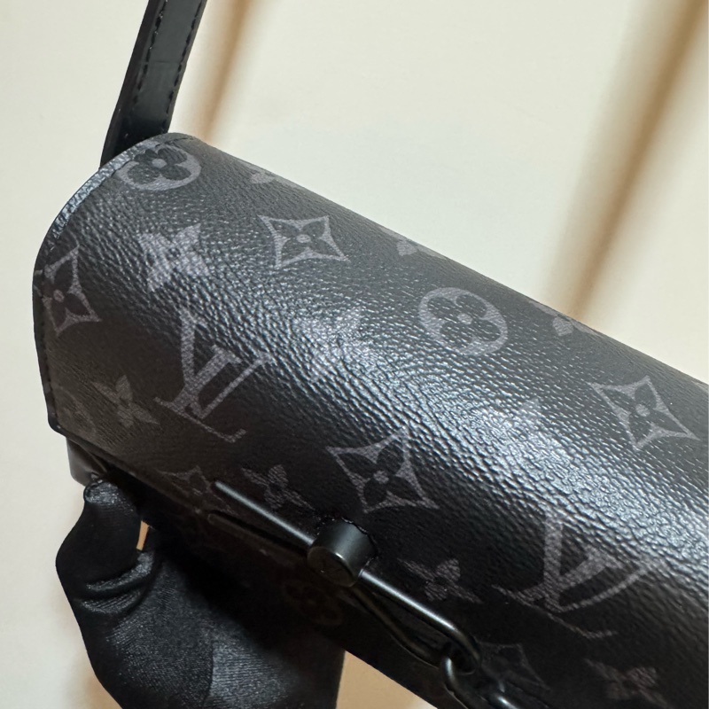 Louis Vuitton lv steamer老花斜跨包-3