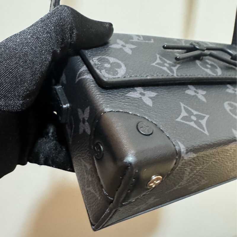 Louis Vuitton lv steamer老花斜跨包-9
