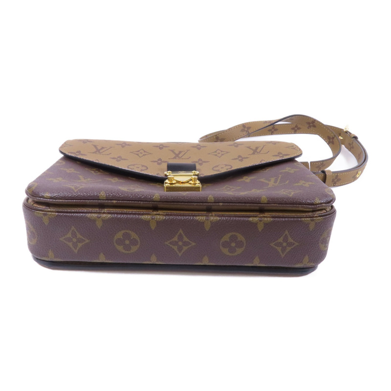 LOUIS VUITTON Monogram Reverse Pochette Metis金扣手挽肩背兩用袋-3