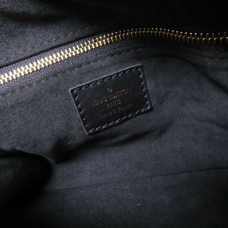 LOUIS VUITTON Monogram Petite Malle Souple金扣手挽肩背兩用袋棕色-10