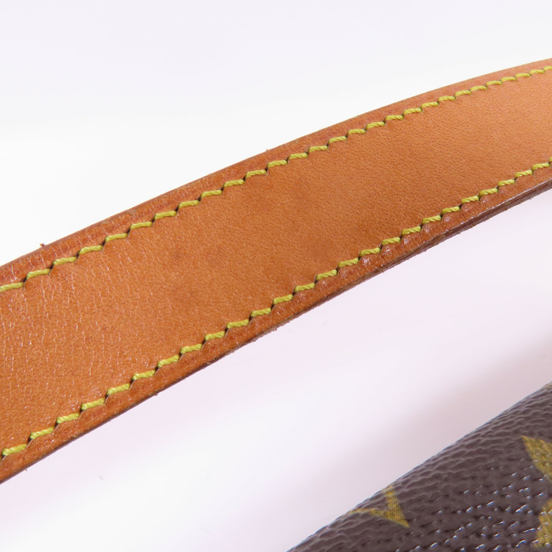 LOUIS VUITTON Monogram Musette Salsa金扣肩背袋棕色-10