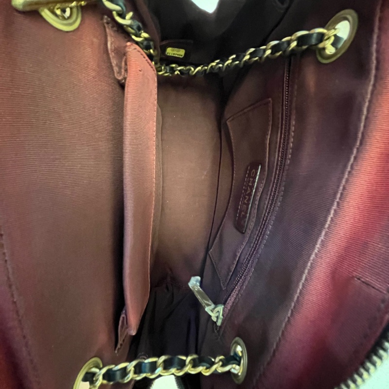 香奈儿Chanel V纹相机包 黑白配色特別美-7