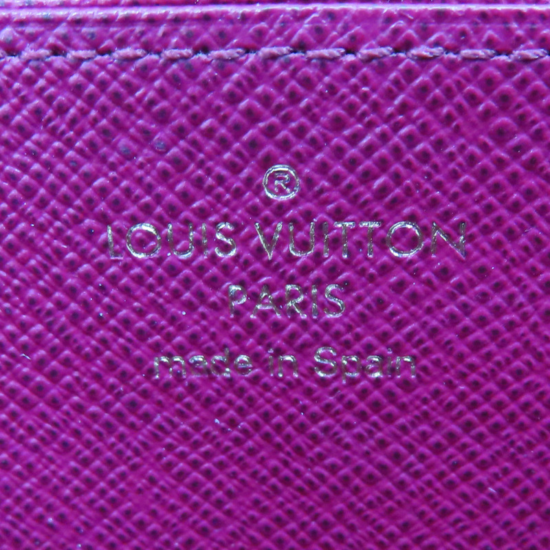 棕色 原花帆布 ZIP拉鍊長夾 M41895 M41895-6