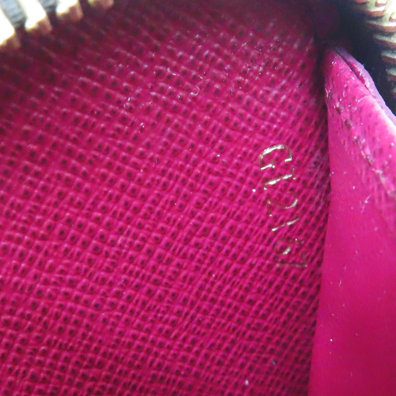 棕色 原花帆布 ZIP拉鍊長夾 M41895 M41895-7