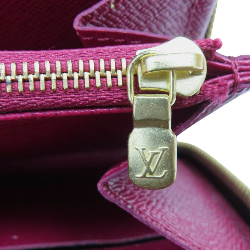 棕色 原花帆布 ZIP拉鍊長夾 M41895 M41895-12