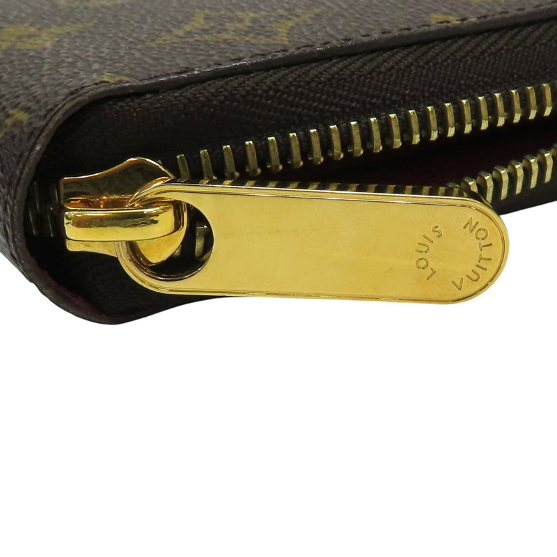 棕色 原花帆布 ZIP拉鍊長夾 M41895 M41895-13