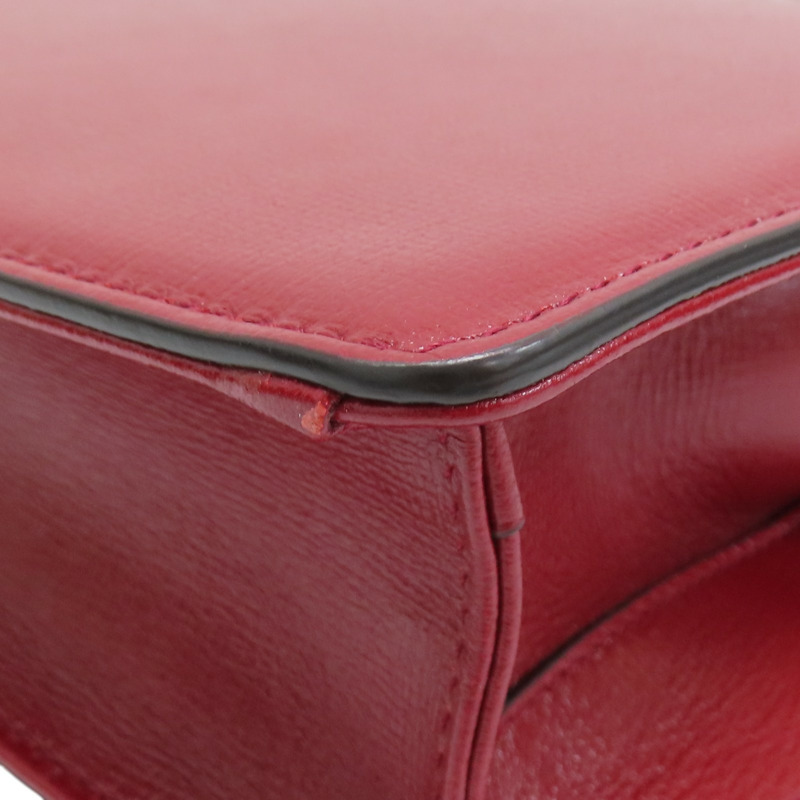 紅色 牛皮 GG Marmont 肩背包 589474-18