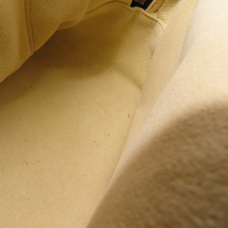 LOUIS VUITTON Monogram Manhattan PM手挽袋棕色-16