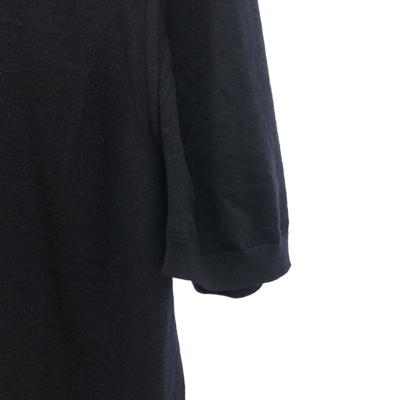 PRADA 短袖針織上衣 羊毛 海軍藍 二手 男士 #52-3