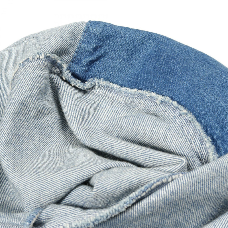 GUCCI 水洗有機牛仔襯衫 Sherry Line 626480 棉藍色二手男款 #44-6