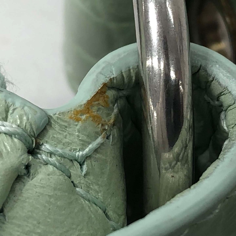 【二手精品】Balenciaga Le Cagole XS Shoulder Bag 淺綠色壓紋皮革 斜背包 肩背包 附鏡子 巴黎世家-19