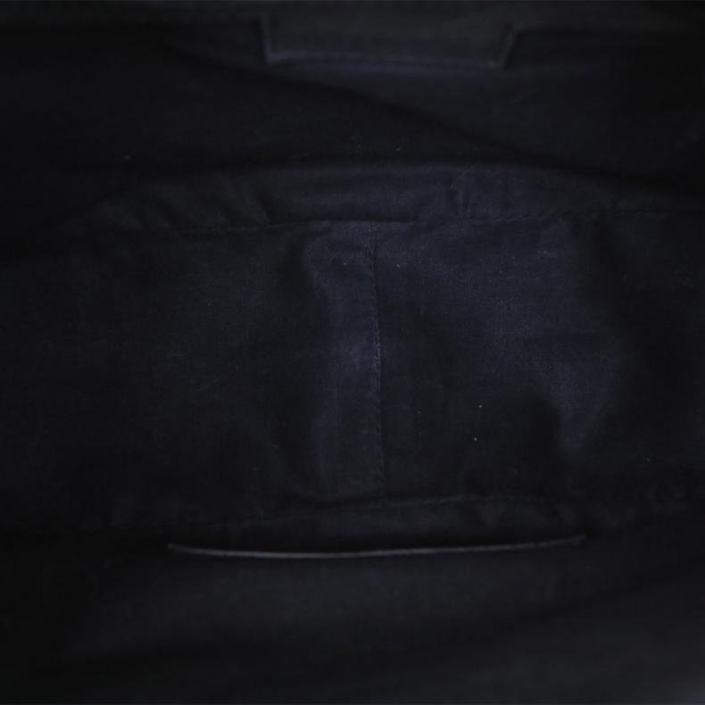 Le Cagole 機車月牙包 字母掛件 小號 黑色 皮革C-5