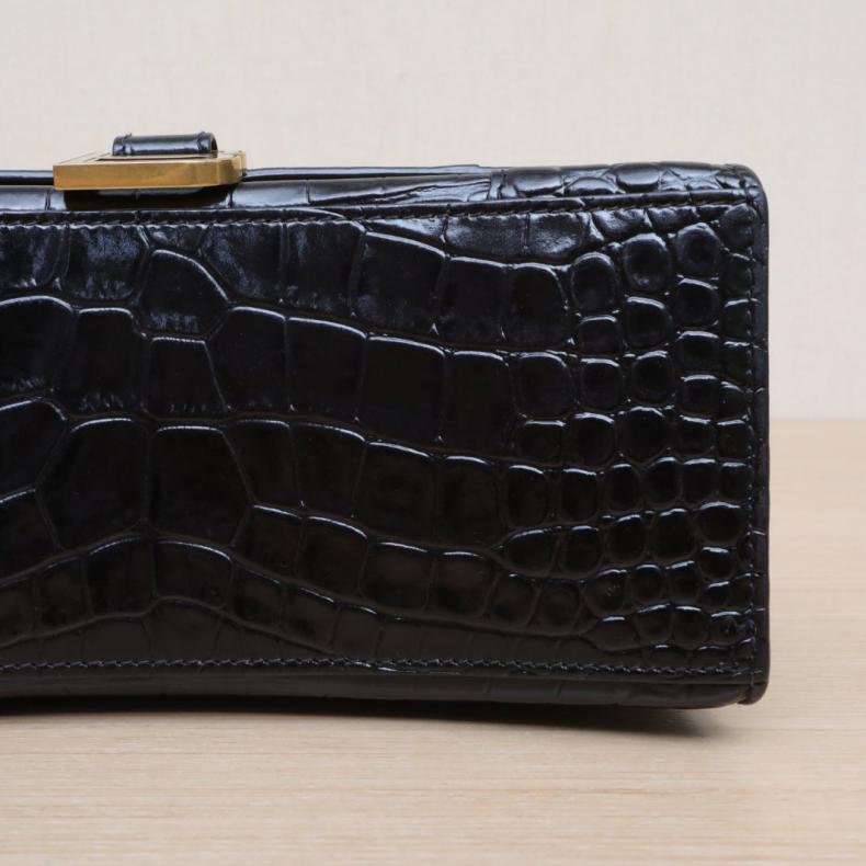 Hourglass 沙漏 S碼 黑色 皮革C-3