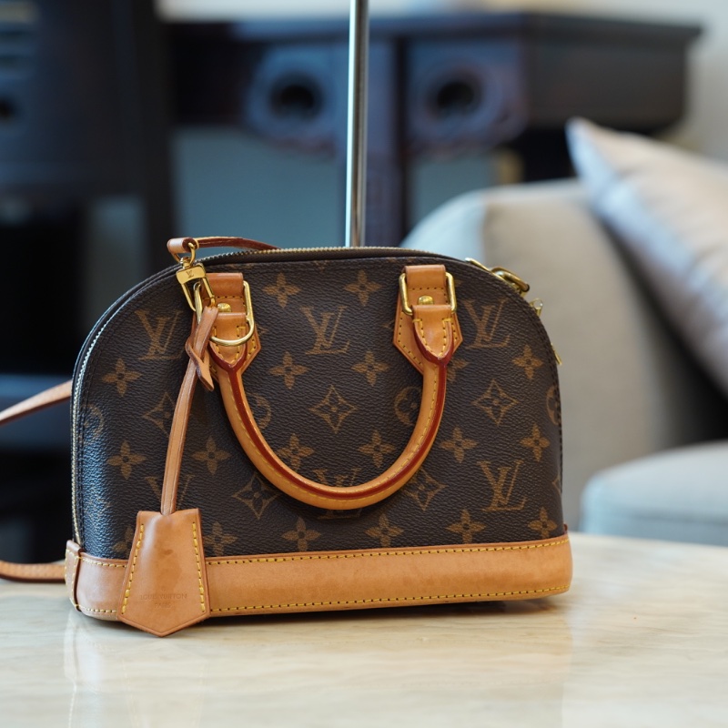 【二手精品】Louis Vuitton Monogram Alma BB 經典 手提包 斜背包-1