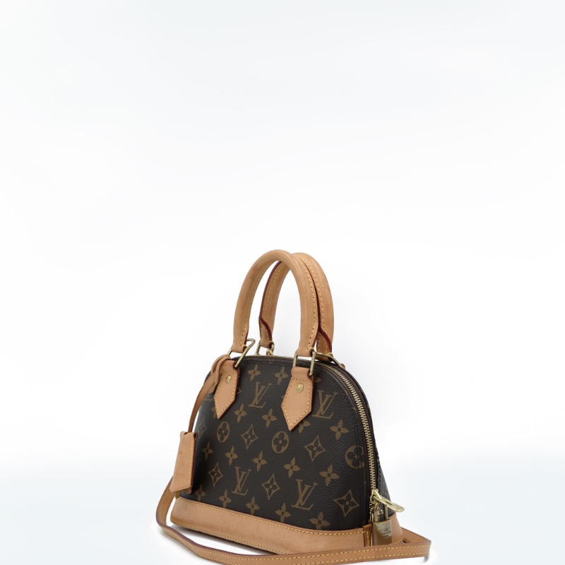 【二手精品】Louis Vuitton Monogram Alma BB 經典 手提包 斜背包-3