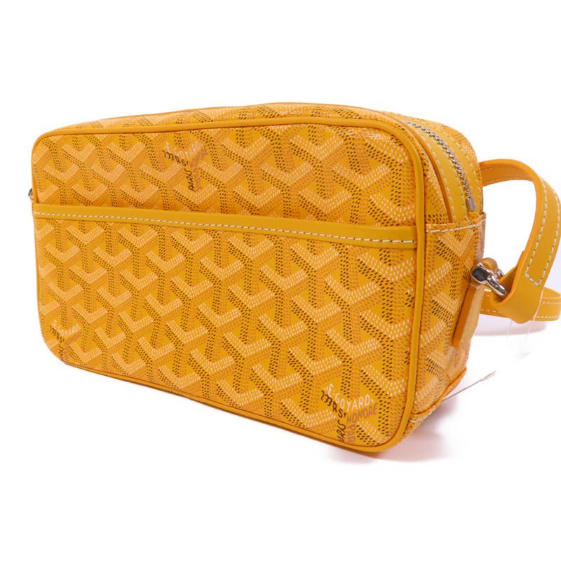 GOYARD 塗層帆布Cap-Vert銀扣肩背袋-3