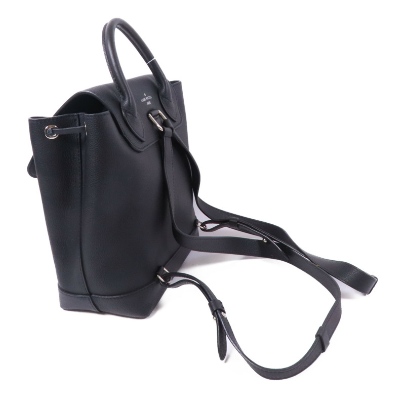 LOUIS VUITTON 牛皮皮革Lock Me Backpack銀扣背包-4