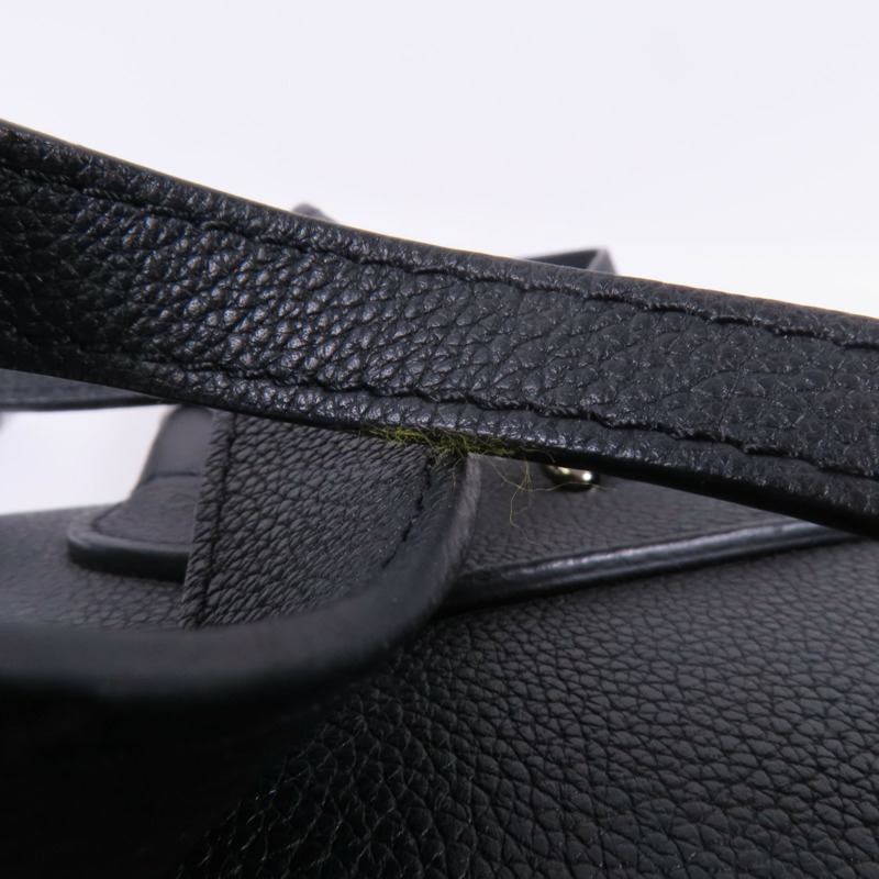 LOUIS VUITTON 牛皮皮革Lock Me Backpack銀扣背包-11