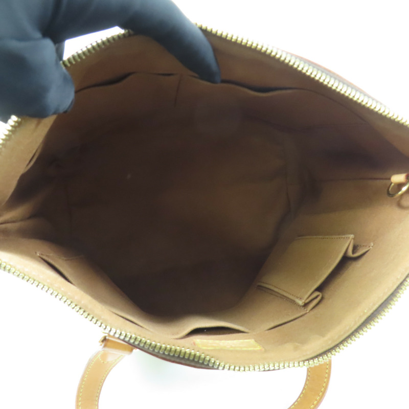 LOUIS VUITTON Monogram Palermo PM金扣手挽肩背兩用袋棕色-4