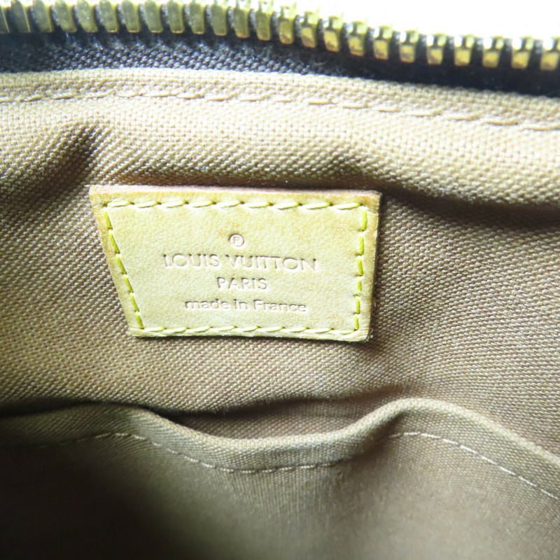 LOUIS VUITTON Monogram Palermo PM金扣手挽肩背兩用袋棕色-7