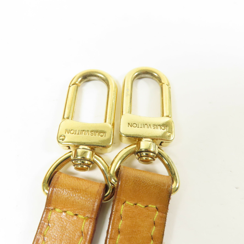 LOUIS VUITTON Monogram Palermo PM金扣手挽肩背兩用袋棕色-10