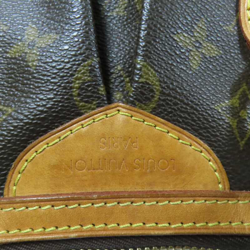 LOUIS VUITTON Monogram Palermo PM金扣手挽肩背兩用袋棕色-11