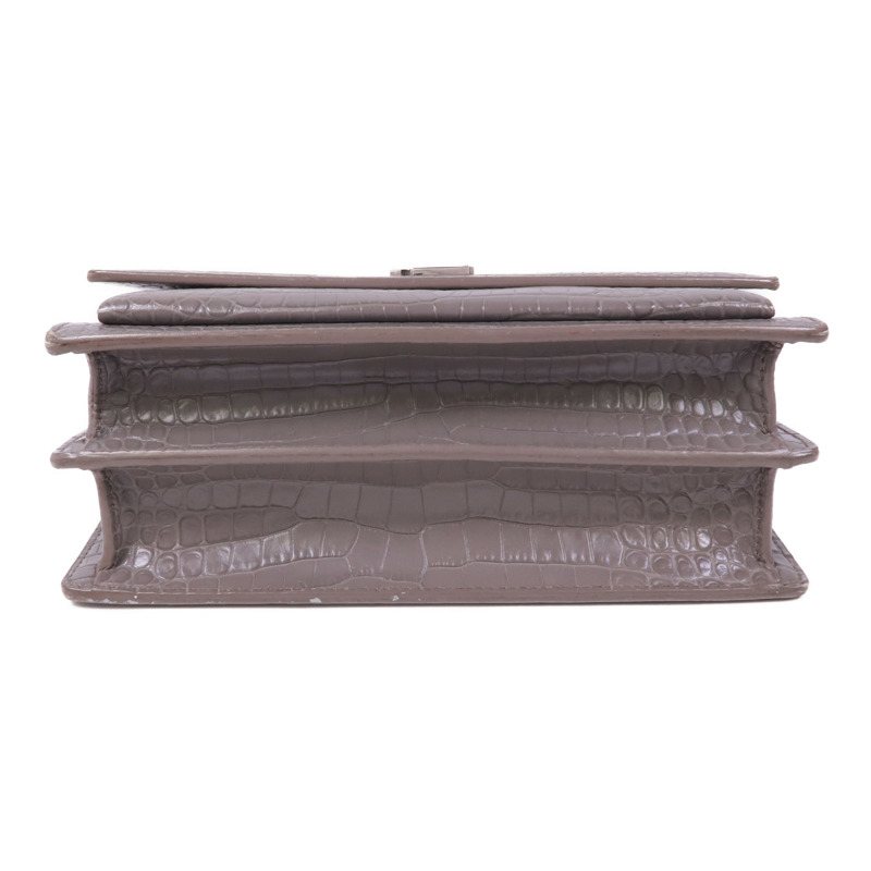 YVES SAINT LAURENT 牛皮皮革Sunset Medium銀扣鏈帶肩背袋-3