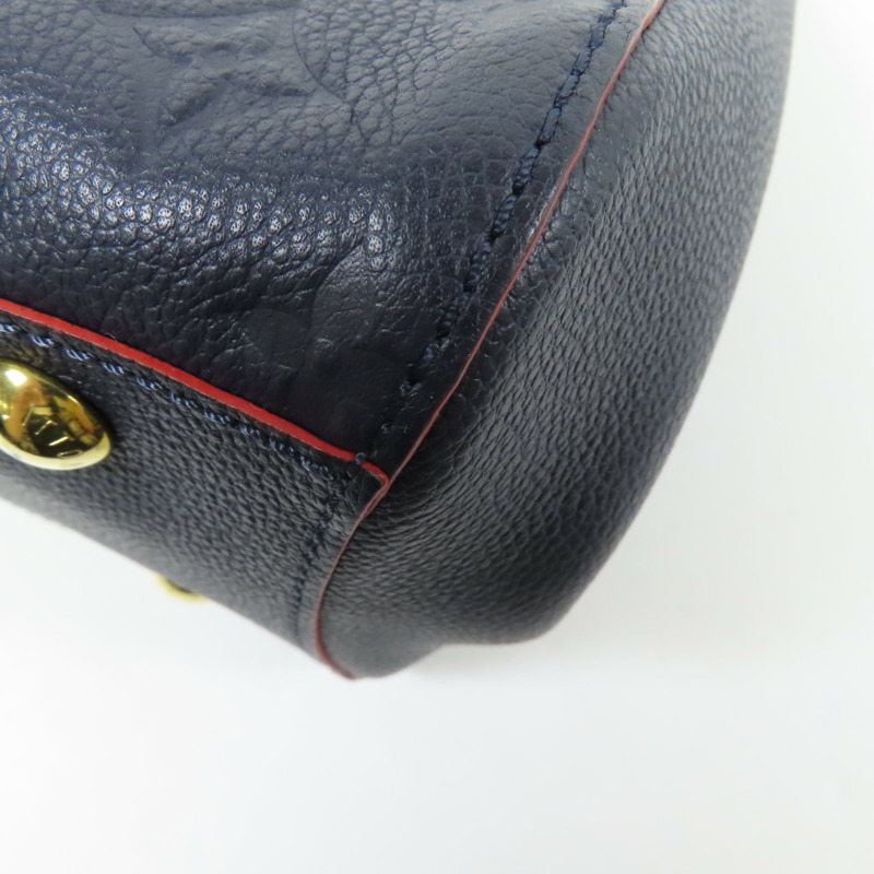 LOUIS VUITTON Monogram Empreinte Montaigne MM金扣手挽肩背兩用袋-11