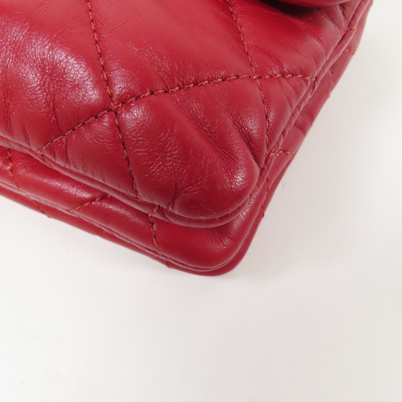 CHANEL 羊皮皮革Chain Shoulder金扣肩背袋-12