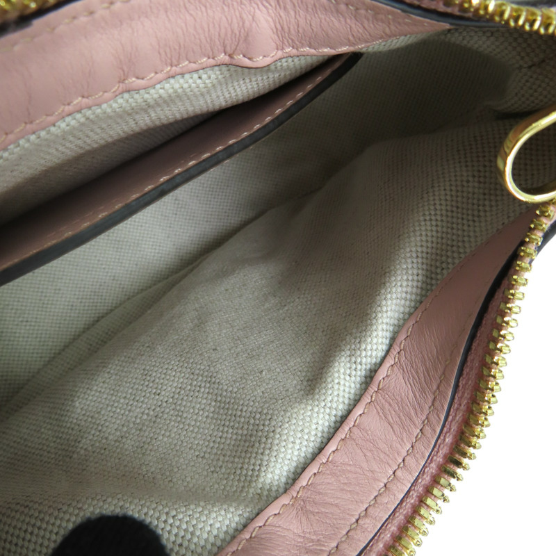 粉紅色 牛皮 GG MATALASSÉ Mini 肩背包 739736-5