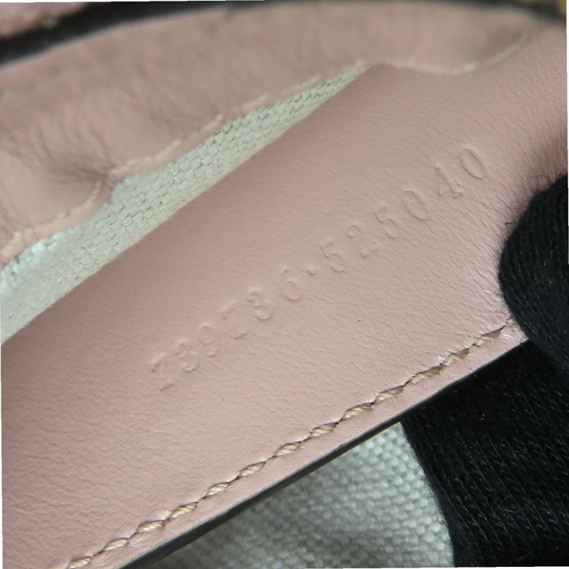 粉紅色 牛皮 GG MATALASSÉ Mini 肩背包 739736-7