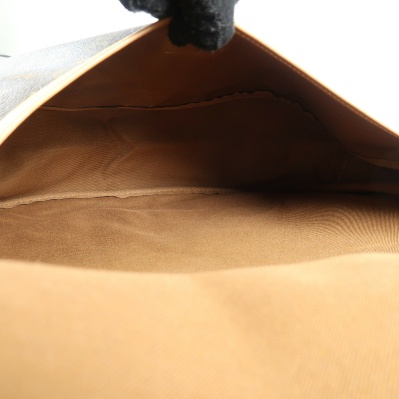 LOUIS VUITTON Monogram Saumur 35金扣肩背袋-5