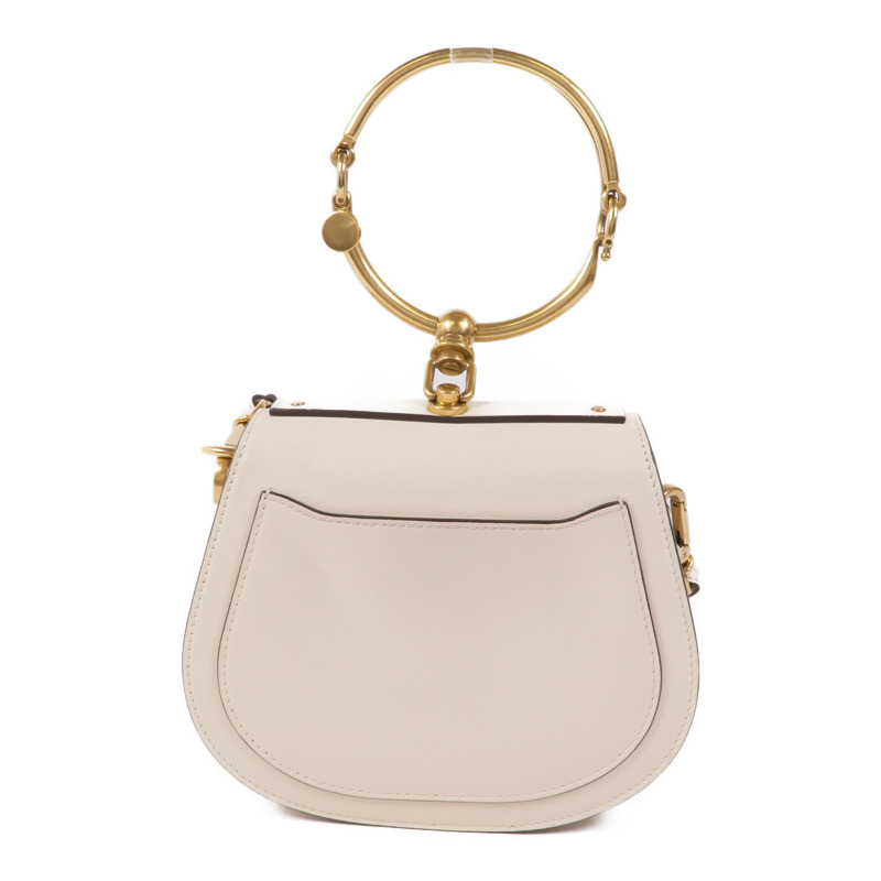 Chloe 牛皮皮革Nile金扣手挽肩背兩用袋-1