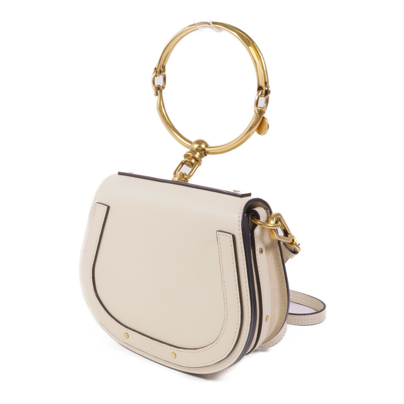 Chloe 牛皮皮革Nile金扣手挽肩背兩用袋-2