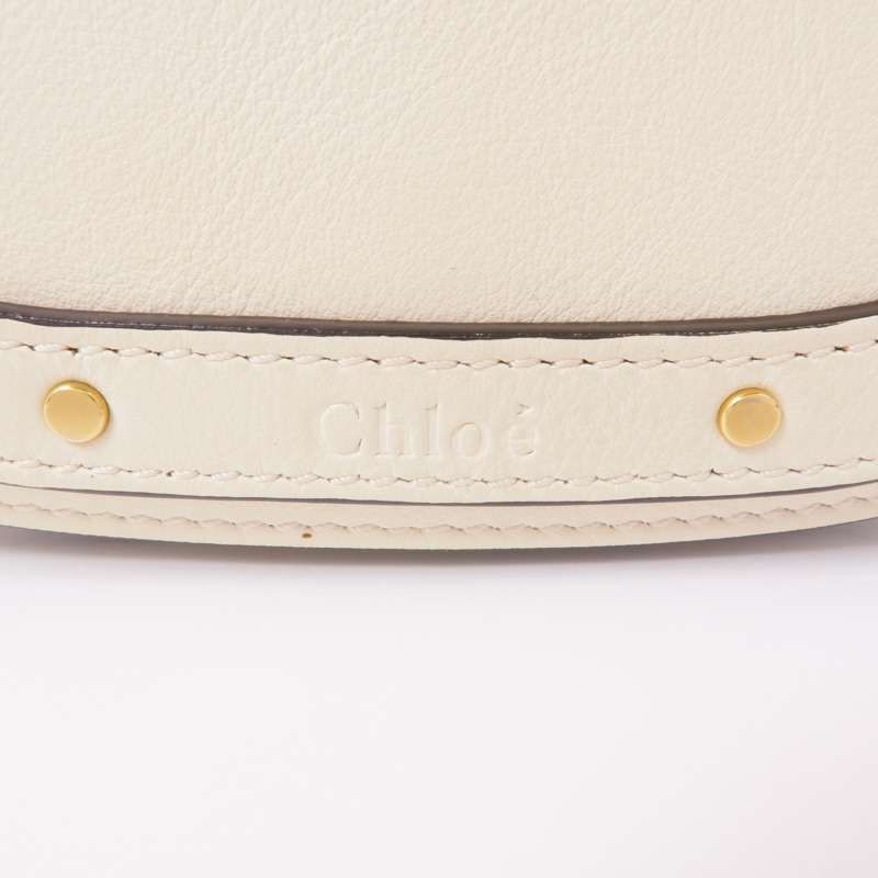 Chloe 牛皮皮革Nile金扣手挽肩背兩用袋-5