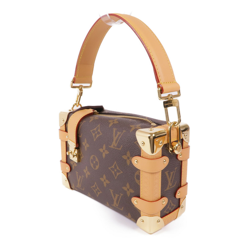 LOUIS VUITTON Monogram Side Trunk PM金扣手挽肩背兩用袋-2
