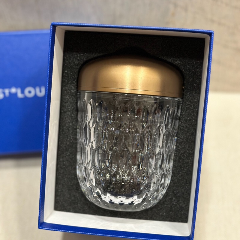 Hermes 旗下品牌St Louis Mini Folia 銅金色 迷李松果粟子水晶燈-1