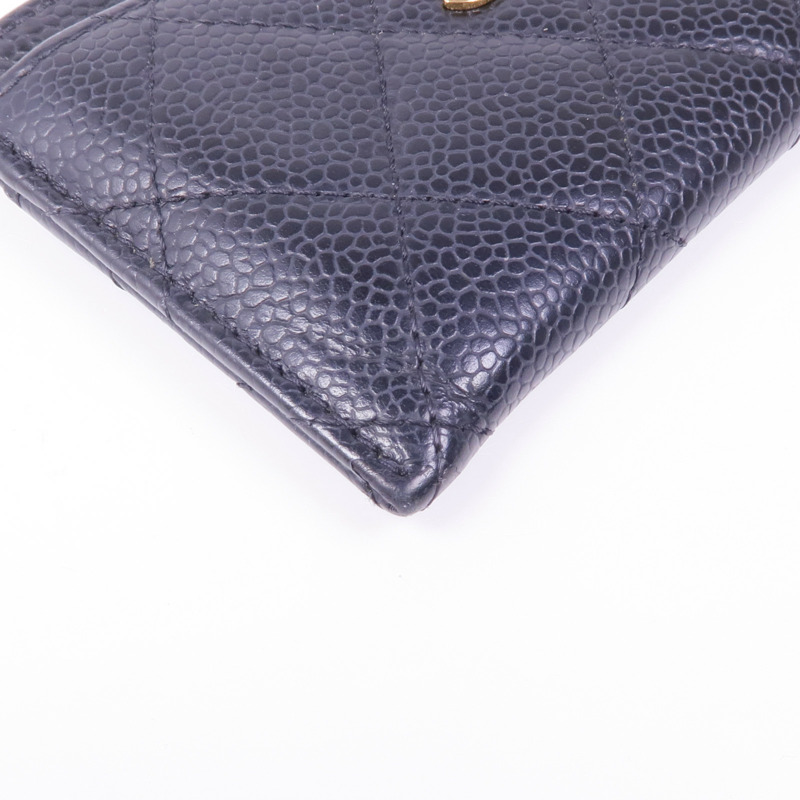 CHANEL 牛皮皮革Card Case金扣卡片套-6