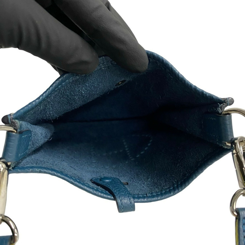 A 標記 HERMES Evelyn TPM Taurillon Clemence 皮革迷你肩背包 Colvert 78516-7