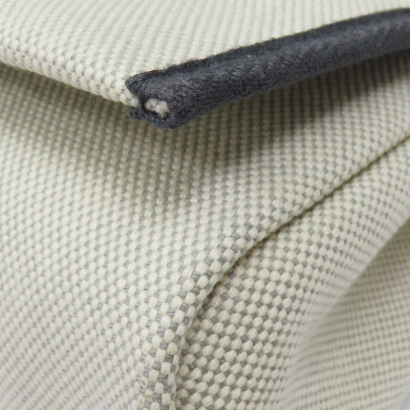 灰色皮革 白色帆布 Herbag Zip 20 肩背包 W刻【HERMES 愛馬仕】-15